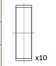 BB2073-025 Ojniční ložisko FAI AutoParts