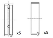 BM1006-STD Hlavní ložiska klikového hřídele FAI AutoParts