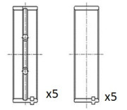 BM1011-025 Hlavní ložiska klikového hřídele FAI AutoParts