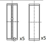 BM1023-STD FAI AutoParts lożisko kľukového hriadeľa BM1023-STD FAI AutoParts