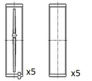 BM1024-STD Hlavní ložiska klikového hřídele FAI AutoParts