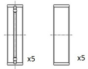 BM1041-STD FAI AutoParts lożisko kľukového hriadeľa BM1041-STD FAI AutoParts