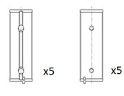 BM1042-STD Hlavní ložiska klikového hřídele FAI AutoParts