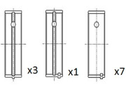 BM1051-025 Hlavní ložiska klikového hřídele FAI AutoParts