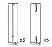 BM1066-025 Hlavní ložiska klikového hřídele FAI AutoParts