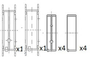 BM1068-025 Hlavní ložiska klikového hřídele FAI AutoParts