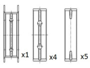 BM1113-STD Hlavní ložiska klikového hřídele FAI AutoParts