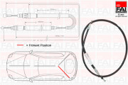 FBC0133 FAI AutoParts żażné lanko parkovacej brzdy FBC0133 FAI AutoParts