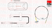 FBC0141 FAI AutoParts żażné lanko parkovacej brzdy FBC0141 FAI AutoParts