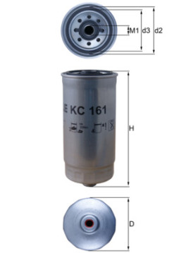 KC 161 Palivový filtr MAHLE