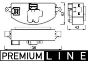 ABR 106 000P Regulace, vnitřní ventilace BEHR *** PREMIUM LINE *** MAHLE