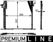 AC 212 000P Kondenzátor, klimatizace BEHR *** PREMIUM LINE *** MAHLE