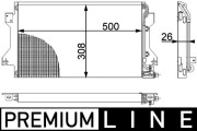 AC 239 000P Kondenzátor, klimatizace BEHR *** PREMIUM LINE *** MAHLE