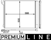 AC 269 000P Kondenzátor, klimatizace BEHR *** PREMIUM LINE *** MAHLE