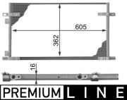 AC 278 000P Kondenzátor, klimatizace BEHR *** PREMIUM LINE *** MAHLE