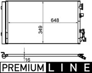 AC 630 000P Kondenzátor, klimatizace BEHR *** PREMIUM LINE *** MAHLE