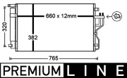 AC 770 000P Kondenzátor, klimatizace BEHR *** PREMIUM LINE *** MAHLE