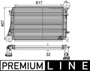 CI 167 000P Chladič turba BEHR *** PREMIUM LINE *** MAHLE