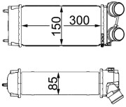 CI 16 000S Chladič turba BEHR MAHLE