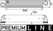 CI 189 000P Chladič turba BEHR *** PREMIUM LINE *** MAHLE