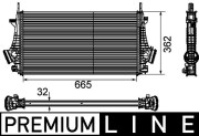 CI 191 000P Chladič turba BEHR *** PREMIUM LINE *** MAHLE