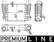 CI 264 000P Chladič turba BEHR *** PREMIUM LINE *** MAHLE