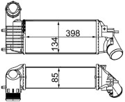 CI 26 000S Chladič turba BEHR MAHLE