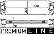 CI 369 000P Chladič turba BEHR *** PREMIUM LINE *** MAHLE