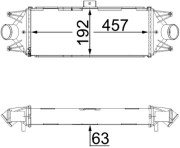 CI 438 000S Chladič turba BEHR MAHLE