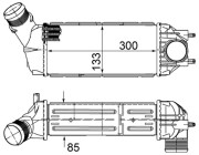 CI 492 000S Chladič turba BEHR MAHLE