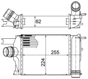 CI 497 000S Chladič turba BEHR MAHLE