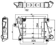 CI 507 000S Chladič turba BEHR MAHLE