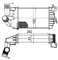 CI 510 000S Chladič turba BEHR MAHLE