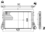 CI 517 000S Chladič turba BEHR MAHLE