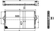 CI 518 000S Chladič turba BEHR MAHLE