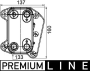 CLC 104 000P MAHLE chladič motorového oleja CLC 104 000P MAHLE