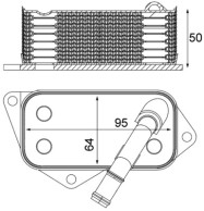 CLC 12 001S Olejový chladič, motorový olej Ausgabe Nr. 03/2018: Beschädigtes Ölfilterpapier MAHLE