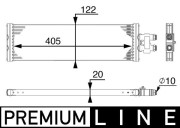 CLC 64 000P Chladič oleje, automatická převodovka BEHR *** PREMIUM LINE *** MAHLE