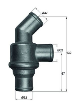 TH 16 80 Termostat, chladivo BEHR MAHLE