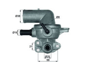 TI 133 88D Termostat, chladivo BEHR MAHLE