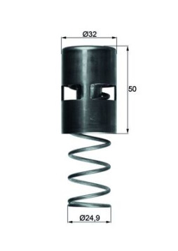 TO 2 83 Termostat, chlazení oleje Ausgabe Nr. 03/2018: Beschädigtes Ölfilterpapier MAHLE