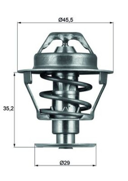 TX 81 89D Termostat, chladivo BEHR MAHLE