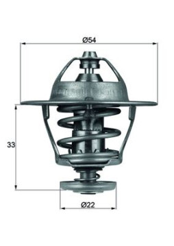 TX 53 85D Termostat, chladivo BEHR MAHLE