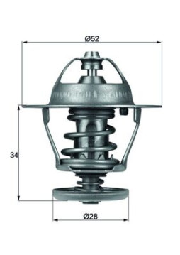 TX 68 88D Termostat, chladivo BEHR MAHLE