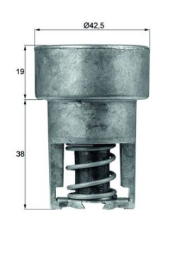 TX 98 82 Termostat, chladivo BEHR MAHLE