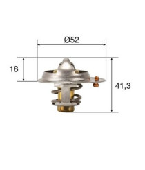 TX 85 82 Termostat, chladivo BEHR MAHLE