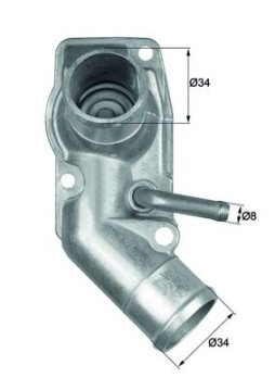 TI 213 92D Termostat, chladivo BEHR MAHLE