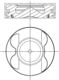 001 PI 00106 000 MAHLE piest 001 PI 00106 000 MAHLE