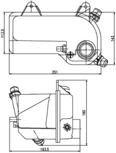 CRT 204 000S Vyrovnávací nádoba, chladicí kapalina Ausgabe Nr. 03/2018: Beschädigtes Ölfilterpapier MAHLE