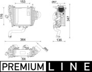 CI 641 000P Chladič turba BEHR *** PREMIUM LINE *** MAHLE